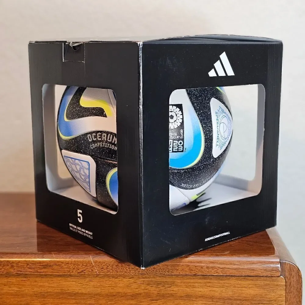Adidas Oceaunz Soccer Ball Women's World Cup 2023 Sz 5 Seamless Match Speedshell